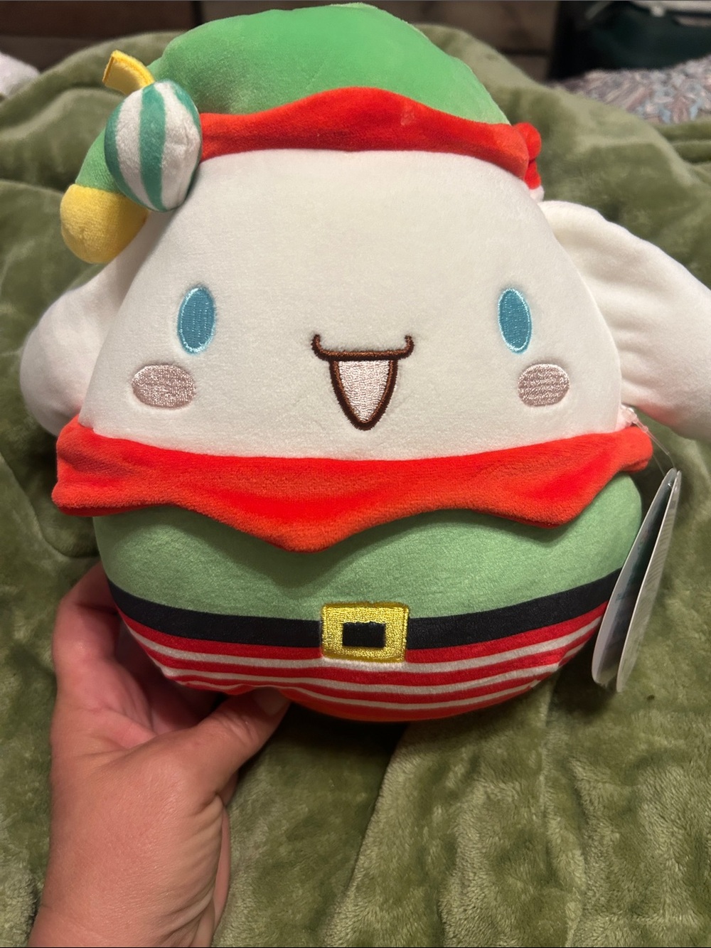 Cinnamoroll Holiday Elf Character squishy